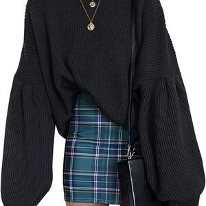 Balloon Sleeve Sweater